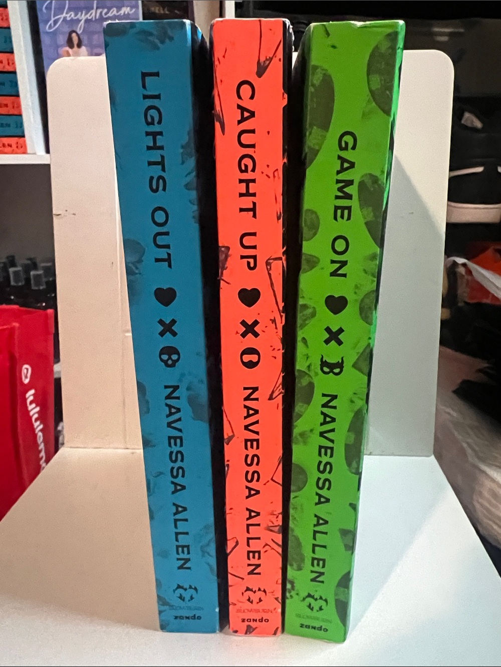 Navessa Allen Into Darkness 3 Book Set – Lights Out Caught Up Game On